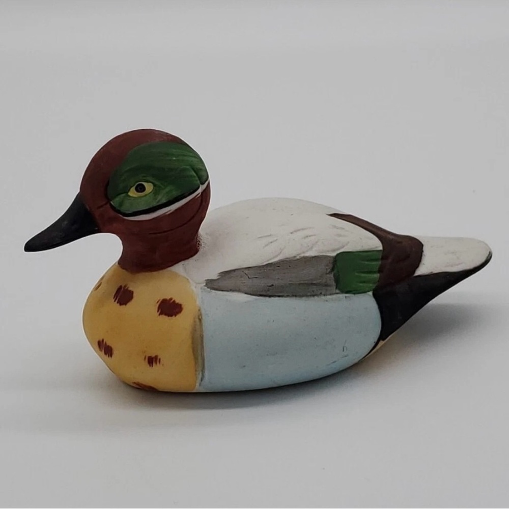 Hand Painted Mallard Duck Figurine